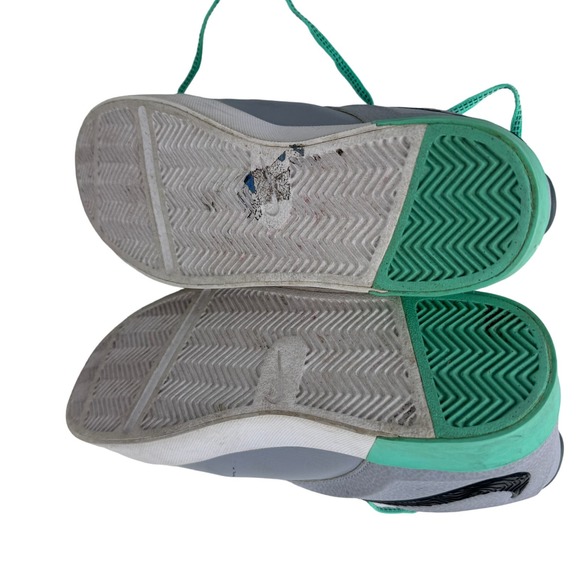 Nike KD Vulc 2 GS Sneaker Shoes Lace Up 725160-004 Grey Barely Green Size 7Y - Picture 8 of 9